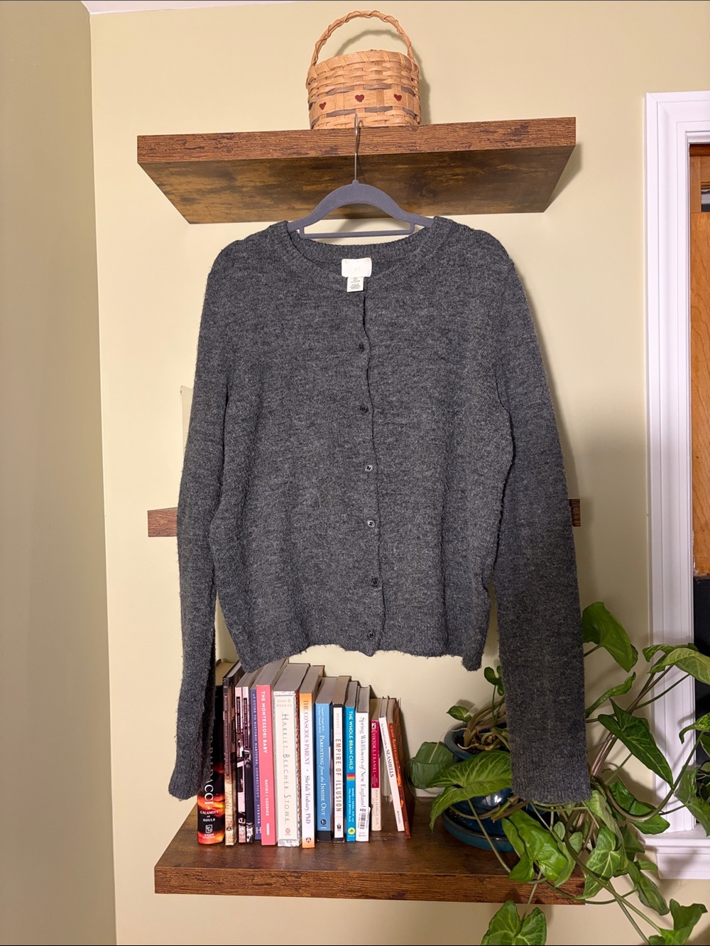 H&M dark gray cardigan